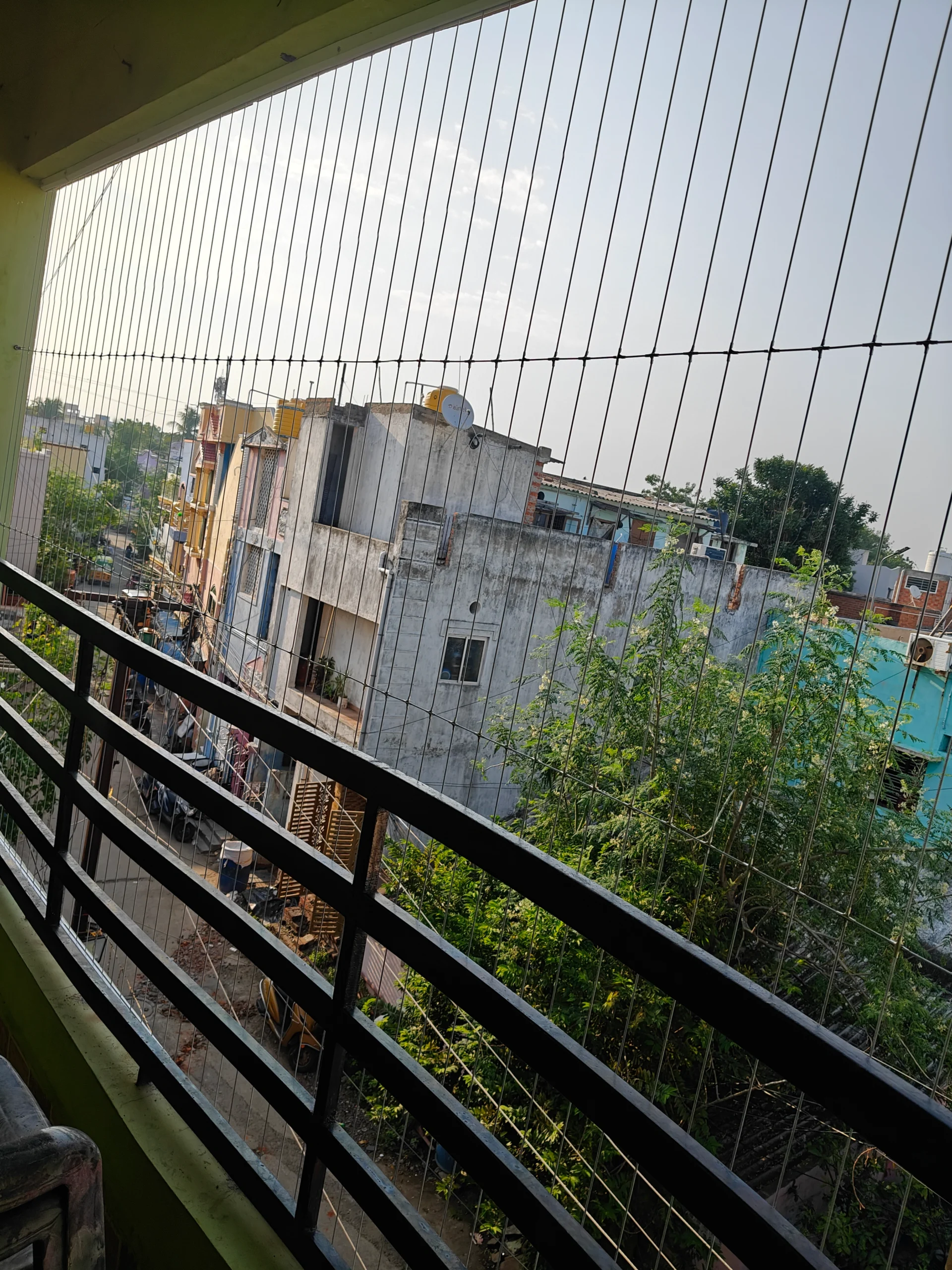 Invisible Grills in Chennai balcony installation with SS 316 marine cables